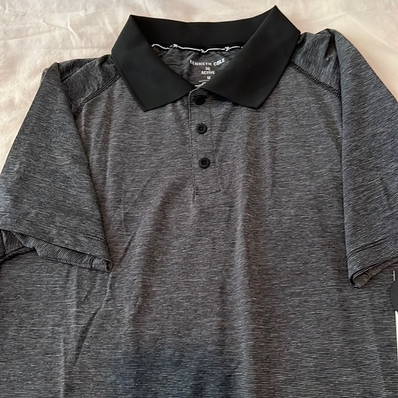 Kenneth Cole Tech Polo Shirt - Picture 1 of 8